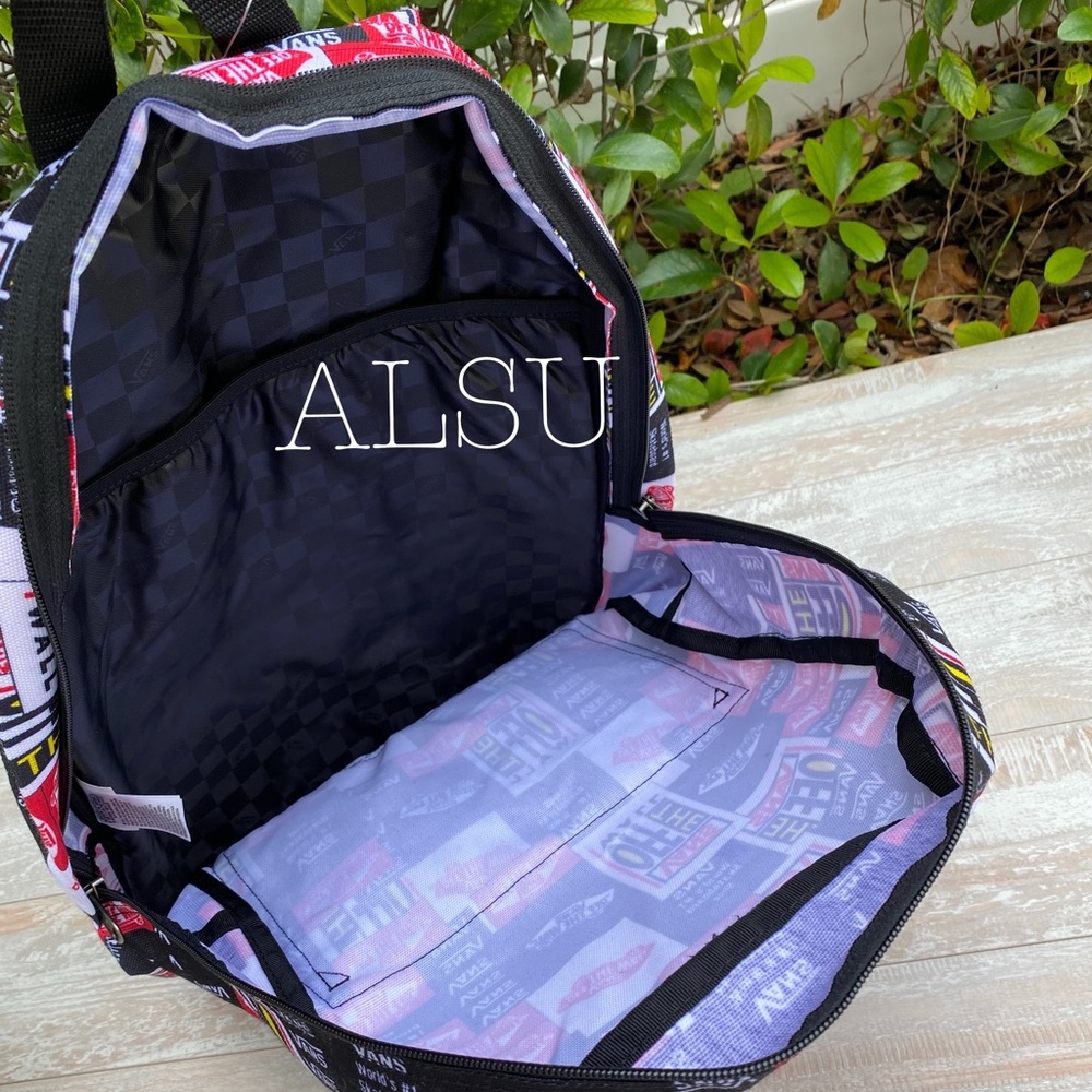 VANS Old Skool ||| Backpack Print Black Red - Picture 4 of 8
